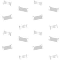 Vector seamless pattern of show jumping obstacles