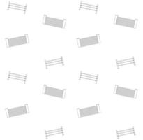 Vector seamless pattern of show jumping obstacles