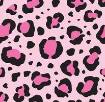 Vector seamless pattern of leopard fur print