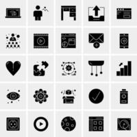 25 Universal Business Icons Vector Creative Icon Illustration to use in web and Mobile Related project