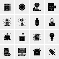 16 Business Universal Icons Vector Creative Icon Illustration to use in web and Mobile Related project