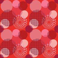 Seamless viva magenta pattern, color of 2023 year vector