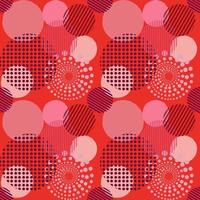 Seamless viva magenta pattern, color of 2023 year vector