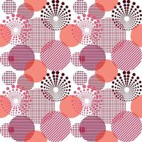 Seamless viva magenta pattern, color of 2023 year vector