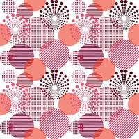 Seamless viva magenta pattern, color of 2023 year vector