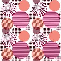 Seamless viva magenta pattern, color of 2023 year vector