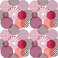 Seamless viva magenta pattern, color of 2023 year vector