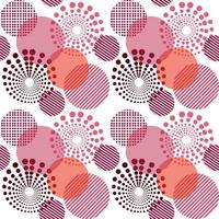 Seamless viva magenta pattern, color of 2023 year vector