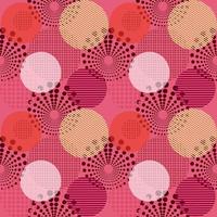 Seamless viva magenta pattern, color of 2023 year vector