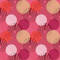 Seamless viva magenta pattern, color of 2023 year vector