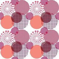Seamless viva magenta pattern, color of 2023 year vector