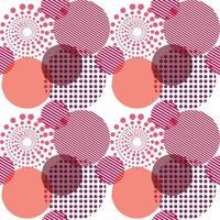 Seamless viva magenta pattern, color of 2023 year vector