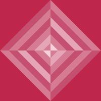 Viva Magenta 18-1750 color of the year 2023. Abstract background with square frame. Color concept. vector