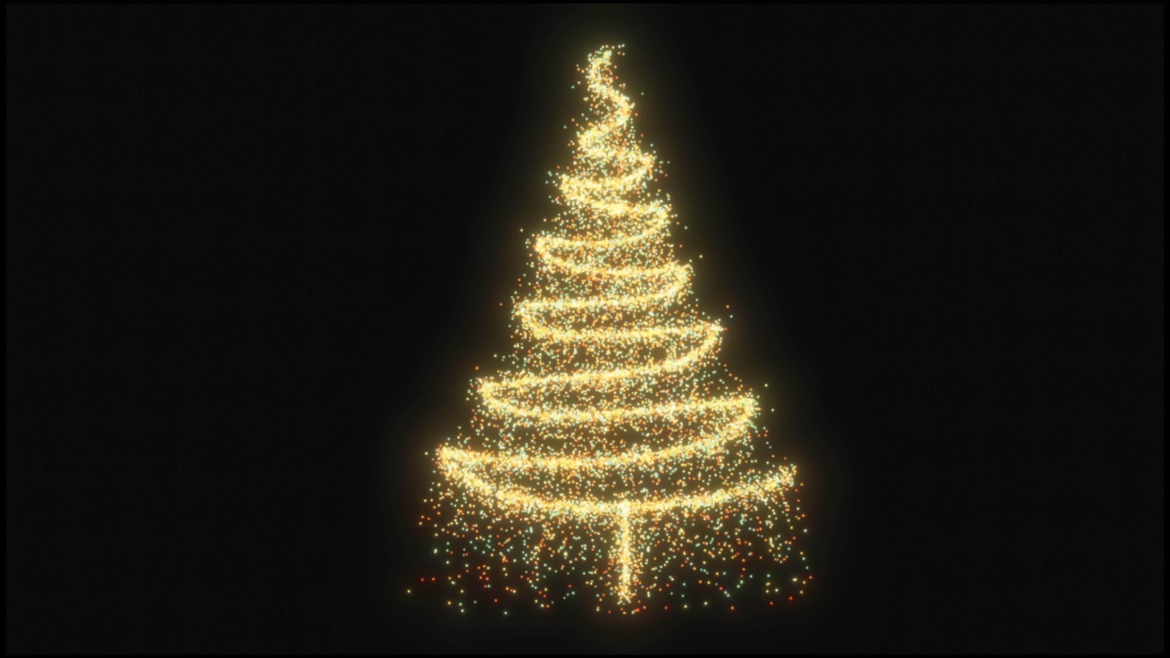 Christmas Tree Animation Stock Video Footage for Free Download