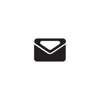 Open email envelope vector