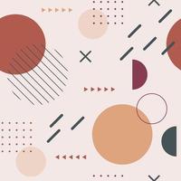 geometric background memphis style vector