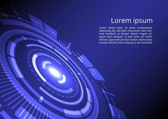 Abstract digital technology background. Vector illustration.