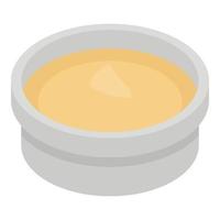 Spicy sauce icon, isometric style vector