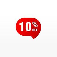 10 discount, Sales Vector badges for Labels, , Stickers, Banners, Tags, Web Stickers, New offer. Discount origami sign banner.