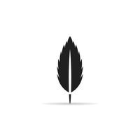 feather icon vector illustration