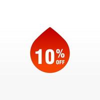 10 discount, Sales Vector badges for Labels, , Stickers, Banners, Tags, Web Stickers, New offer. Discount origami sign banner.