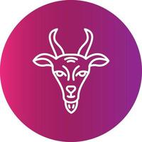 Goat Creative Icon Design vector