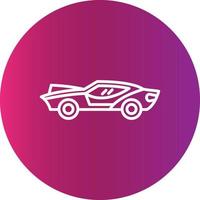 Sports Car Creative Icon Design vector