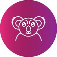 diseño de icono creativo de koala vector