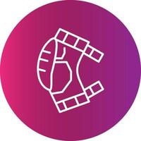 Kneepad Creative Icon Design vector