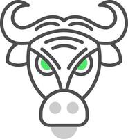 Buffalo Creative Icon Design vector