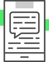 Chat Creative Icon Design vector