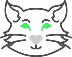 diseño de icono creativo de gato vector