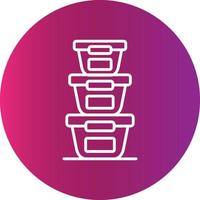 Container Creative Icon Design vector