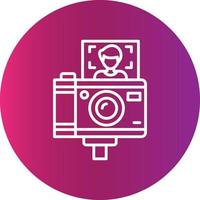 Vlogger Creative Icon Design vector