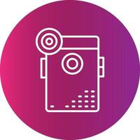 Lens Creative Icon Design vector