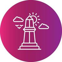 Obelisk Creative Icon Design vector