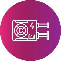 Power Supply Creative Icon Design vector