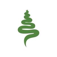 pine tree christmas vector