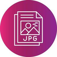 Jpg File Creative Icon Design vector