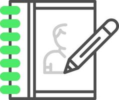 Sketch Creative Icon Design vector