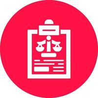 Lawsuit Creative Icon Design vector