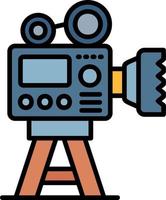 Video Camera Creative Icon Design vector