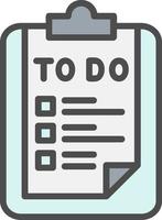 To Do List Vector Icon