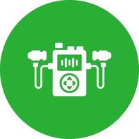 Mp3 Player Creative Icon Design vector
