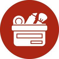 Make Up Bag Creative Icon Design vector