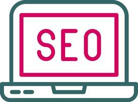 icono de vector de seo