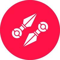 Kunai Creative Icon Design vector