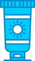 Sunscreen Creative Icon Design vector