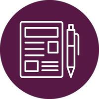 Blogger Vector Icon