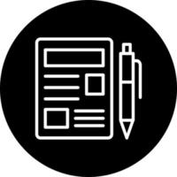 Blogger Vector Icon